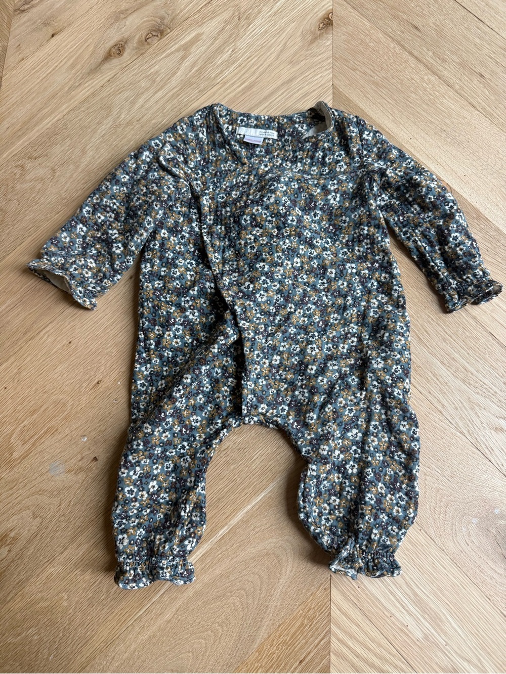 Zara Kids Floral Baby Romper
